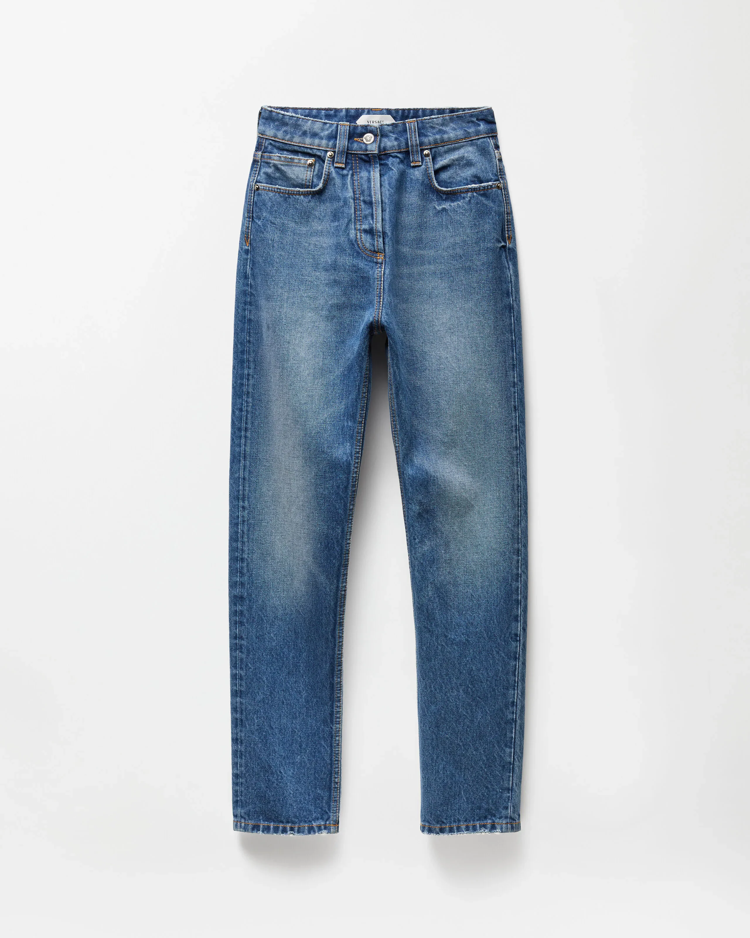 High Waist Straight Jeans - 1