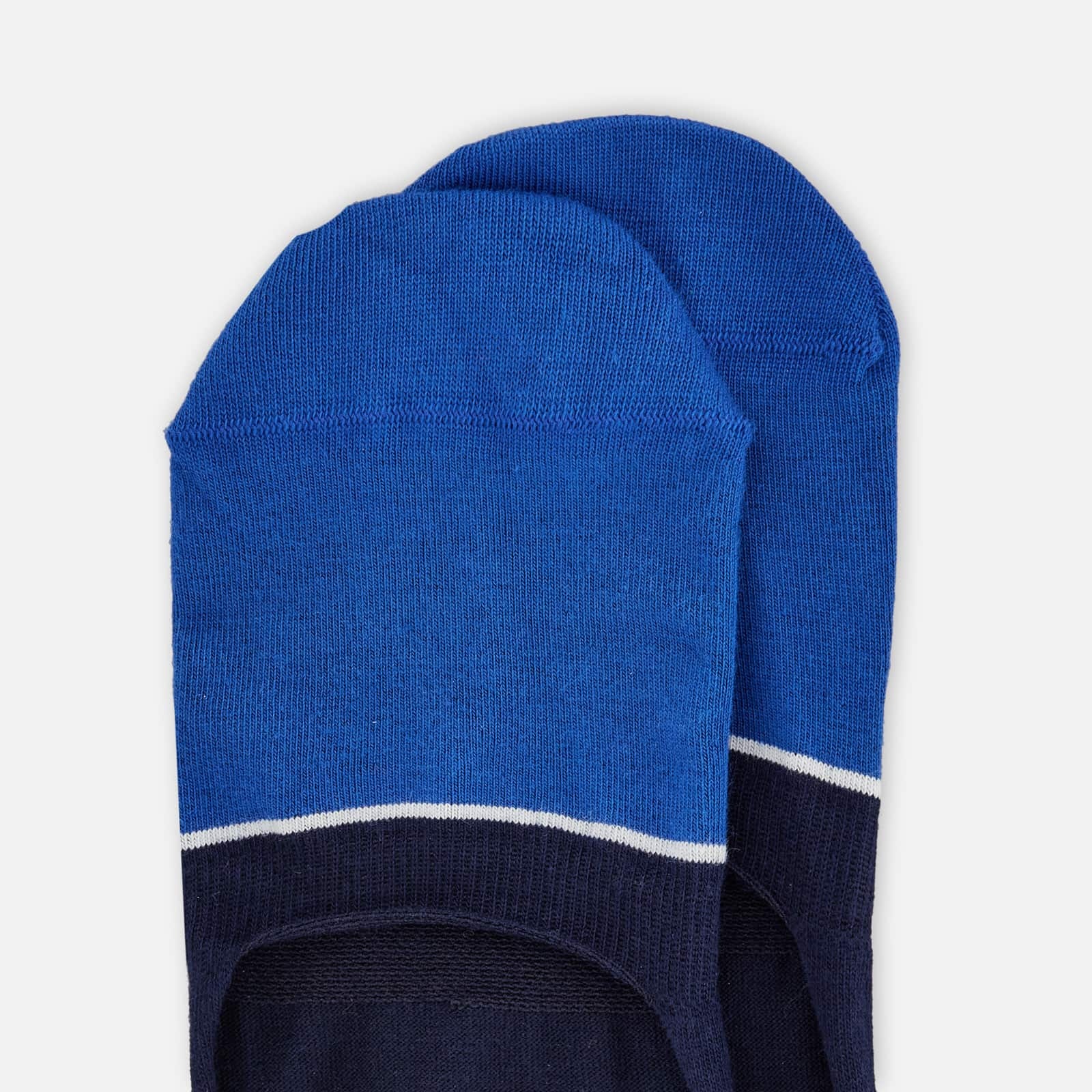 Color Block Footlets Blue - 2