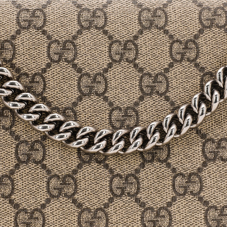 (WMNS) Gucci [Dionysus] Small GG Shoulder Bag Beige/Ebony 400249-KHNRN-8642 - 6