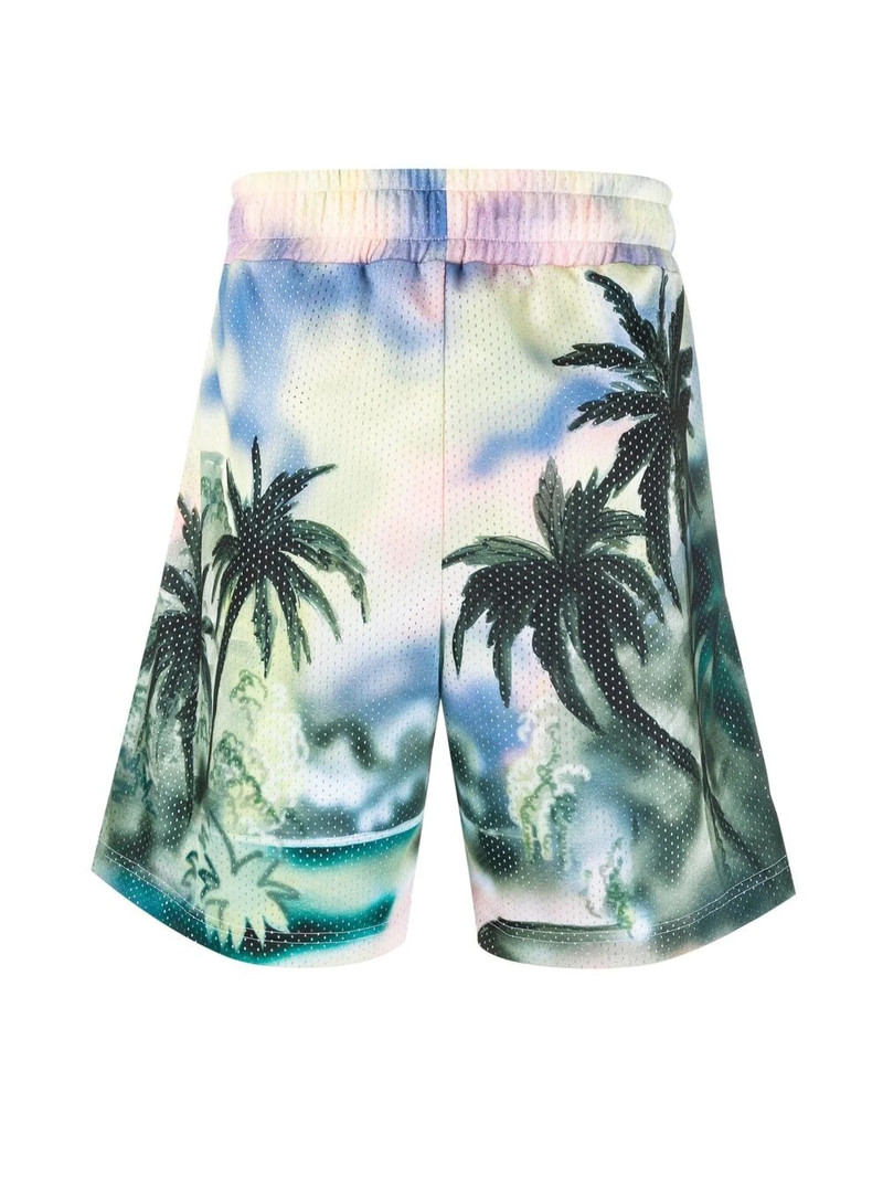 Paradise mesh track shorts 3