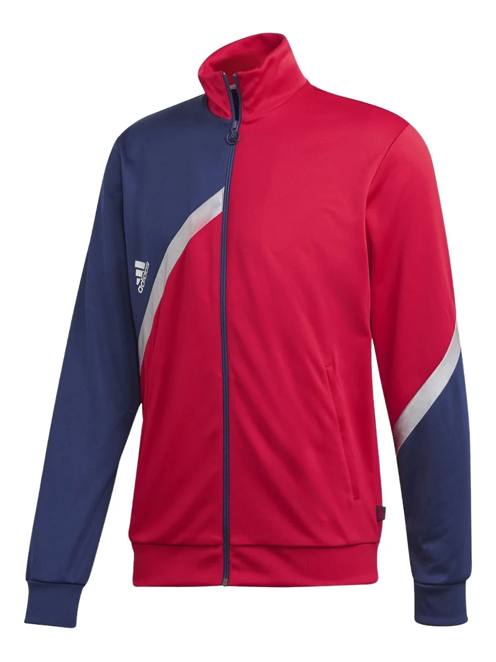 striped zip lightweight jacket - 1