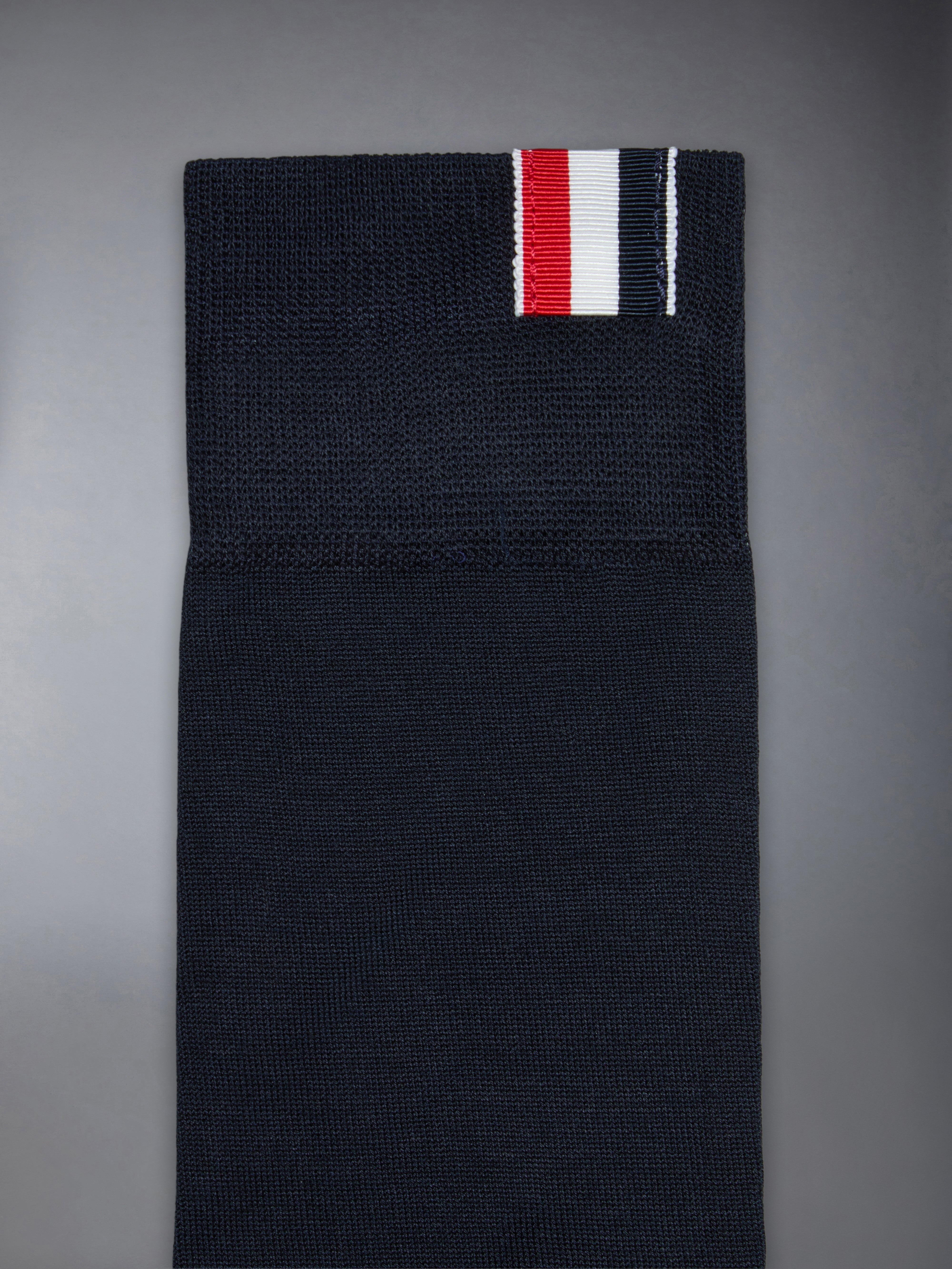 LIGHTWEIGHT COTTON 4-BAR OVER THE CALF SOCK - 2