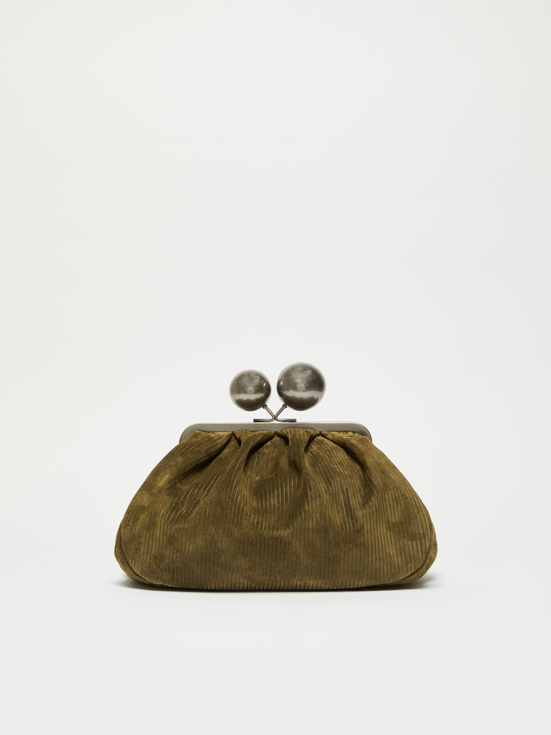 DESTINO Medium ribbed suede Pasticcino Bag - 3