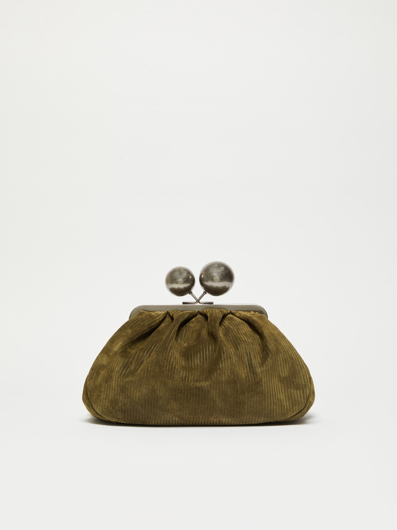 DESTINO Medium ribbed suede Pasticcino Bag 3