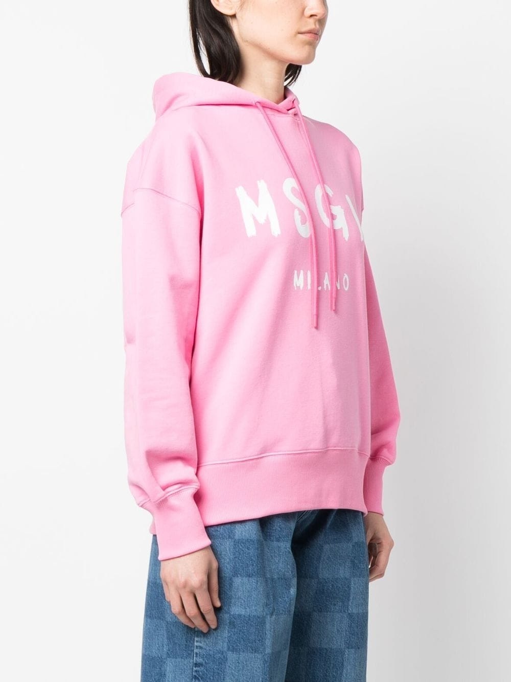 logo-print hoodie - 4
