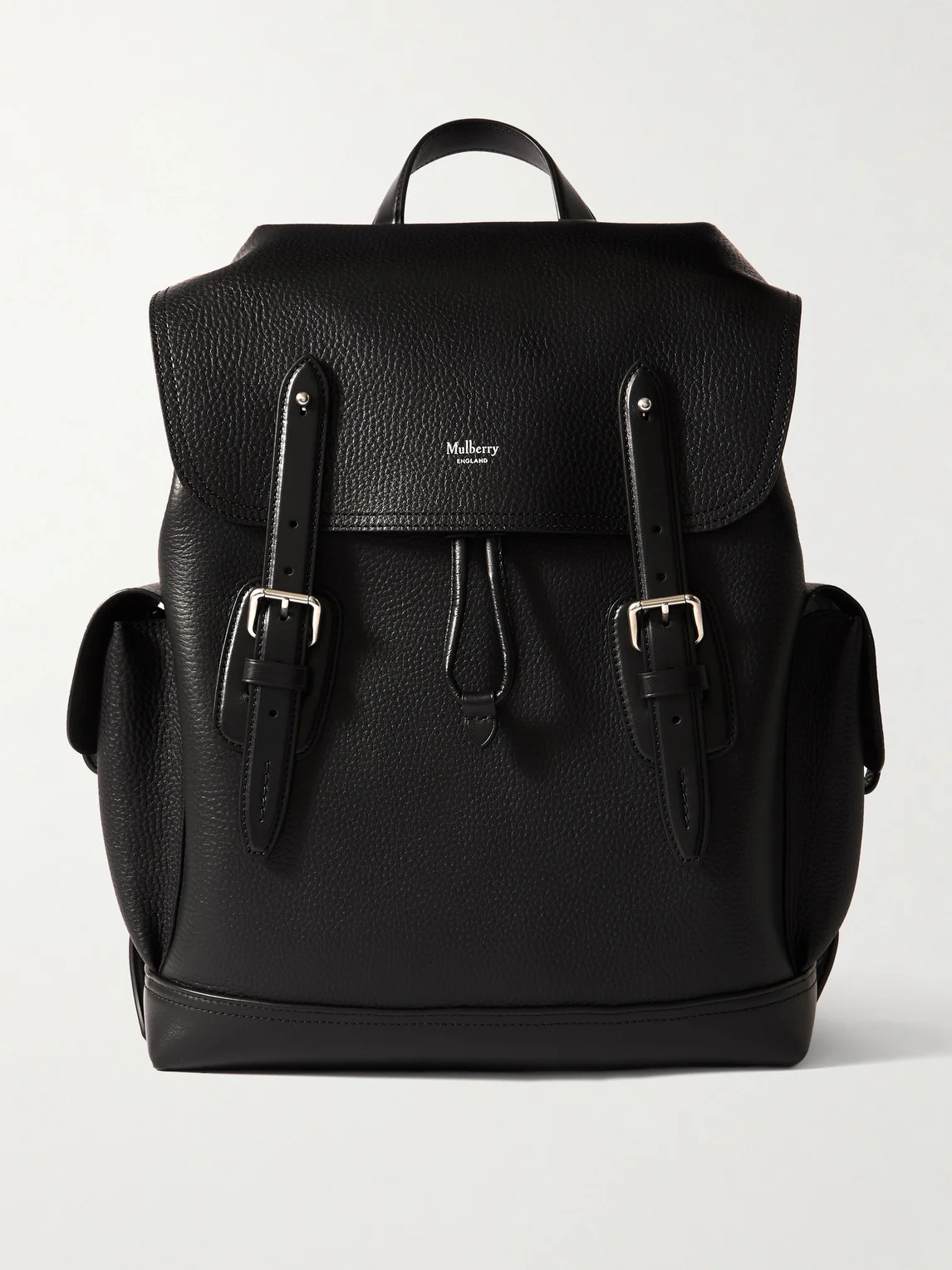 Heritage Pebble-Grain Leather Backpack - 1