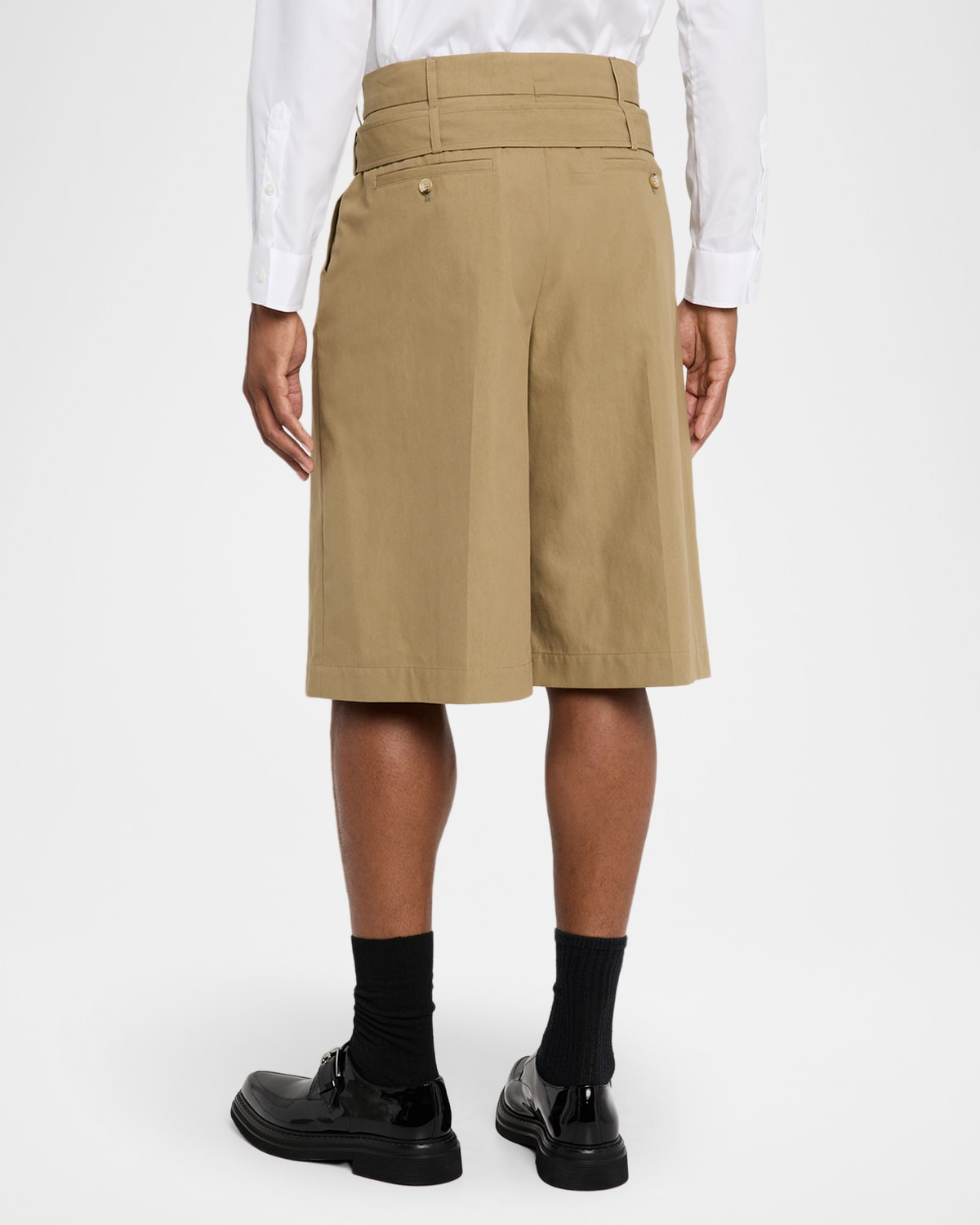 Men's Wide-Leg Multi-Belt Loop Shorts - 3