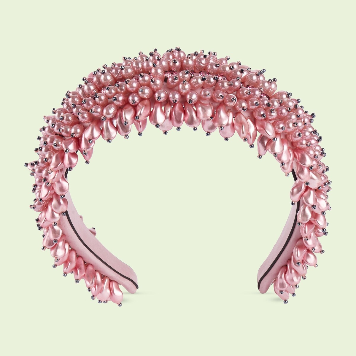 Pearl and crystal hairband - 2