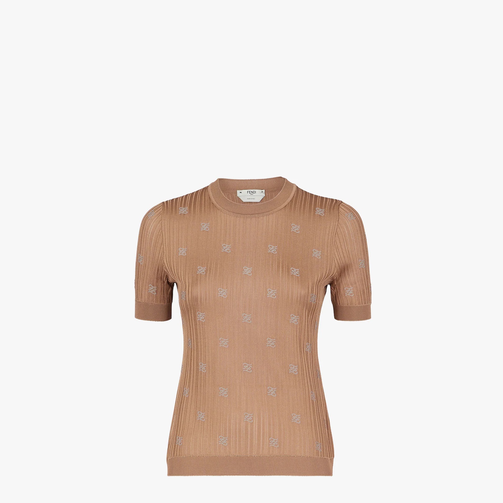 Brown viscose sweater - 1
