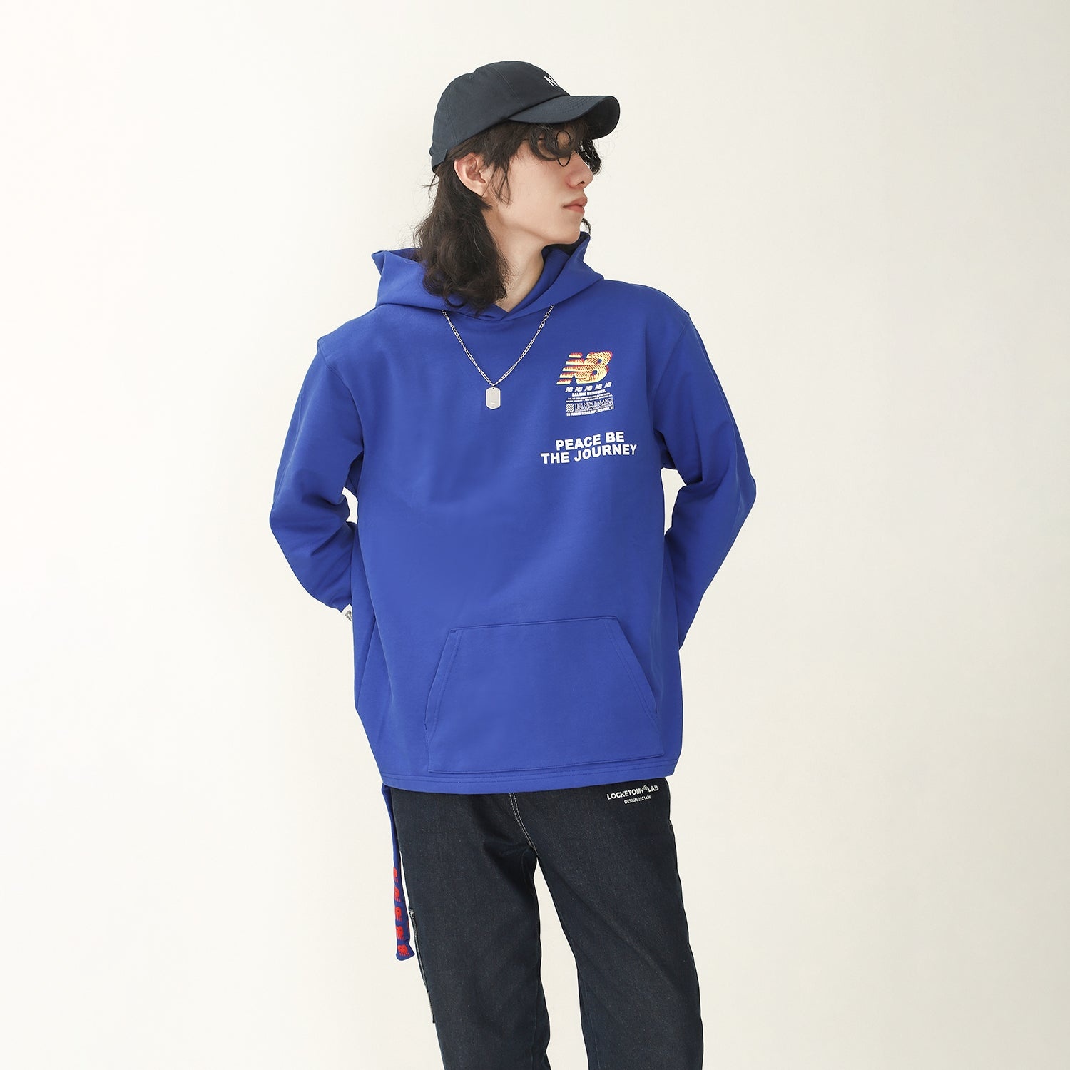 New Balance x Salehe Bembury Unisex Logo Printing Blue MT11565-UVB - 6