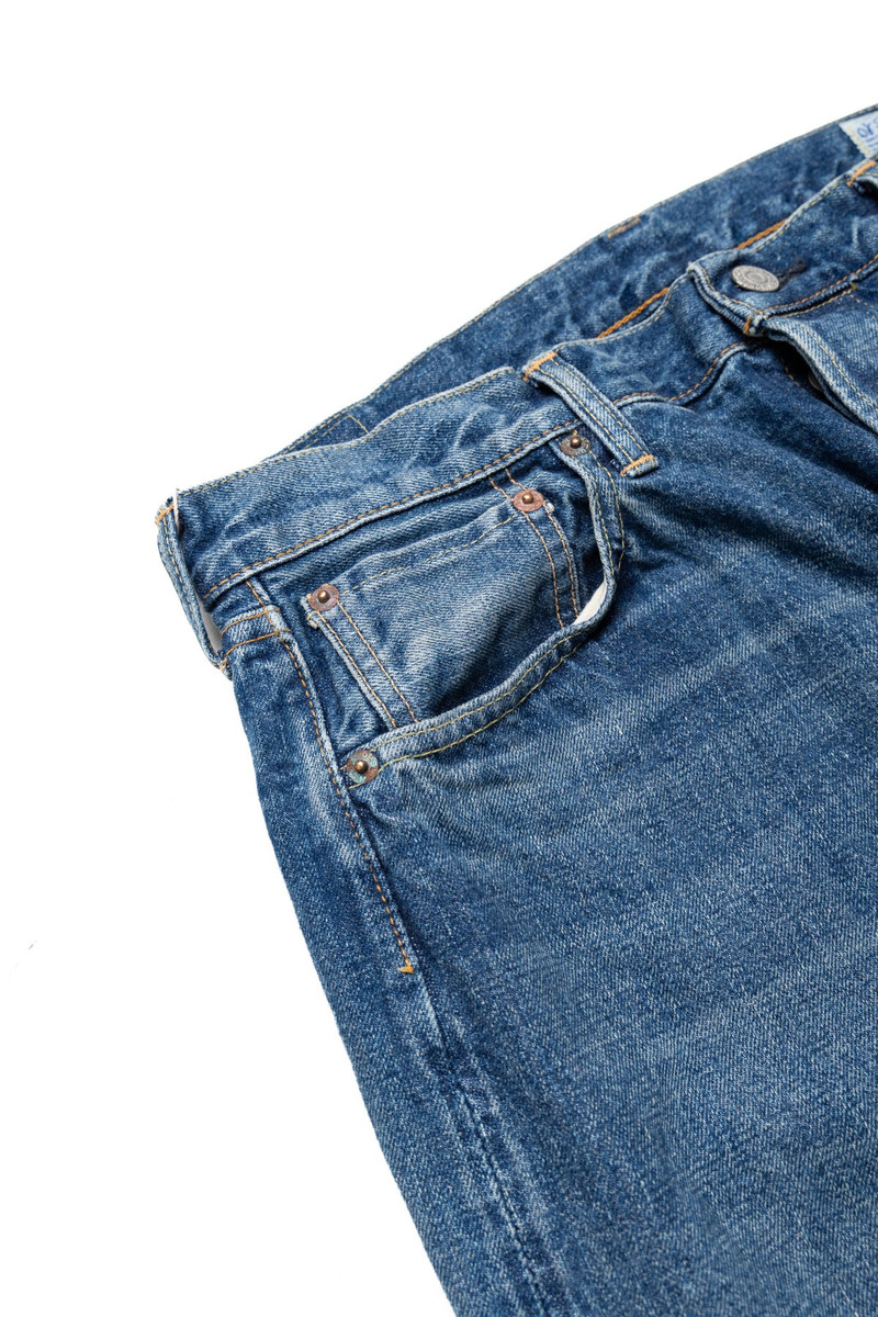 Short Length 105 Standard Selvedge Denim - 2 Year Wash 6