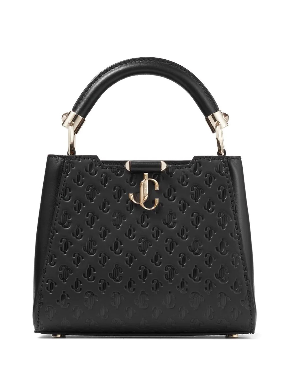 Varenne monogram logo-embossed mini tote - 1