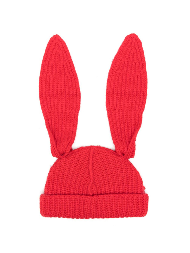 CHARLES JEFFREY LOVERBOY rabbit-ears beanie hat outlook