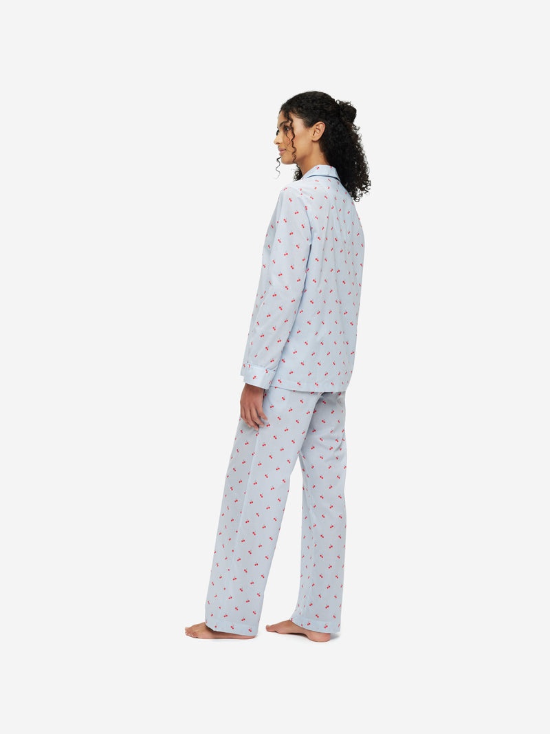 Women's Pyjamas Nelson 84 Cotton Batiste Blue - 4