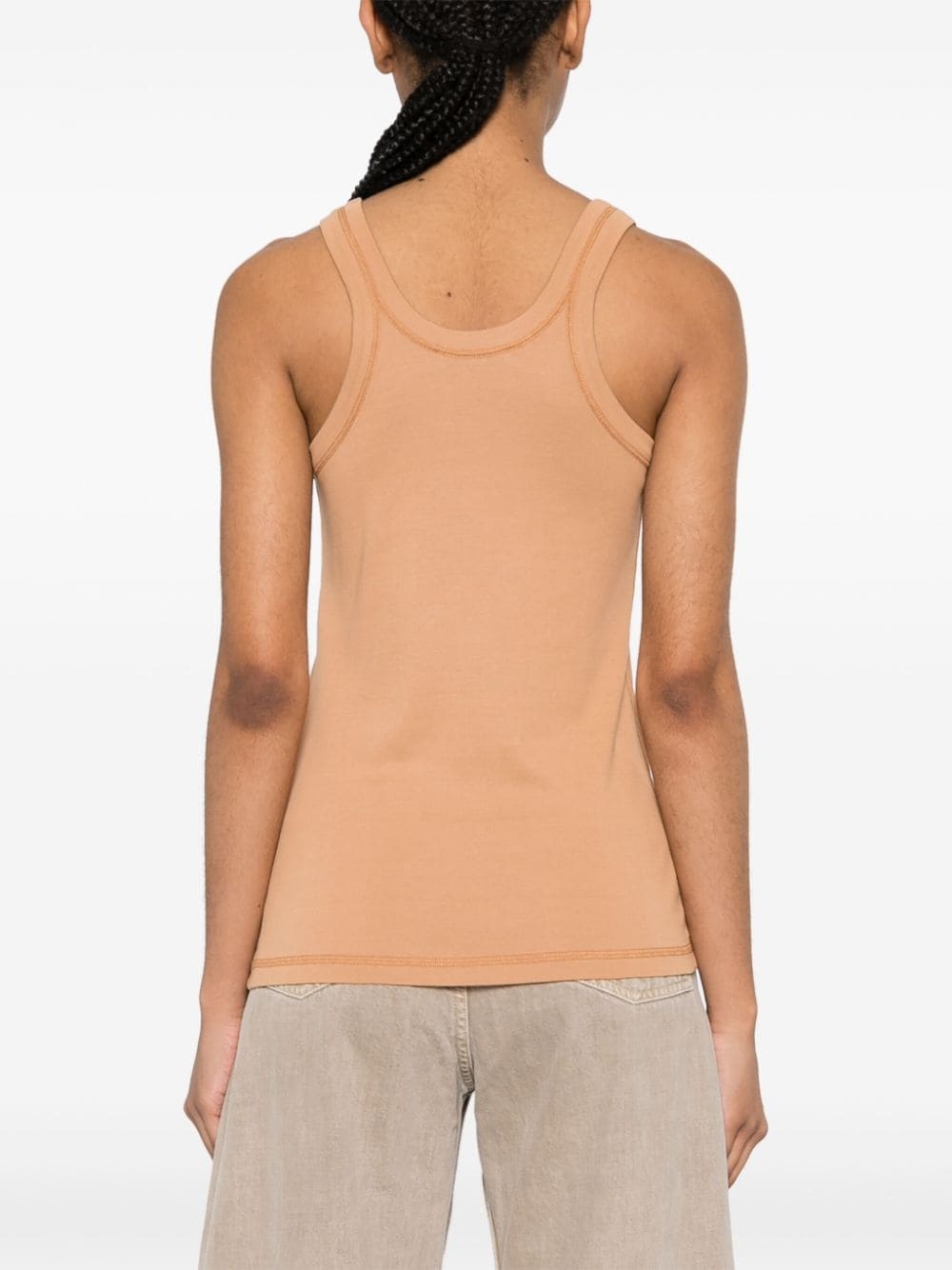 ribbed cotton top - 4