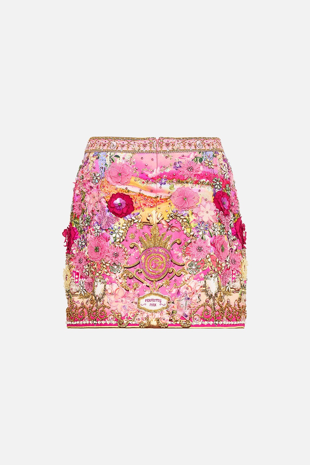 HAND EMBELLISHED MINI SKIRT - 7