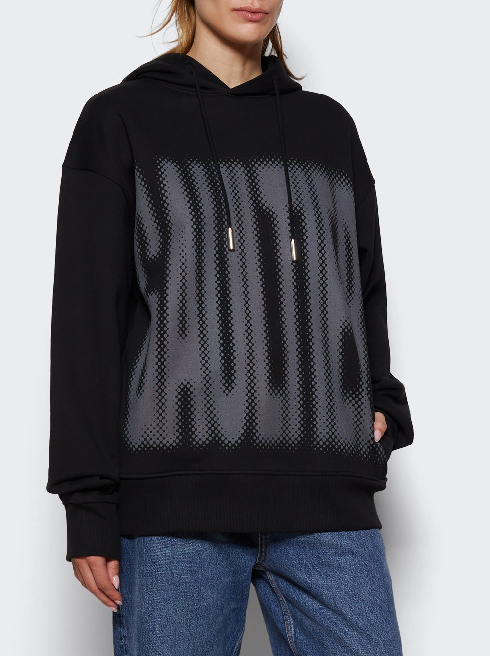 Printed Hoodie Black - 2