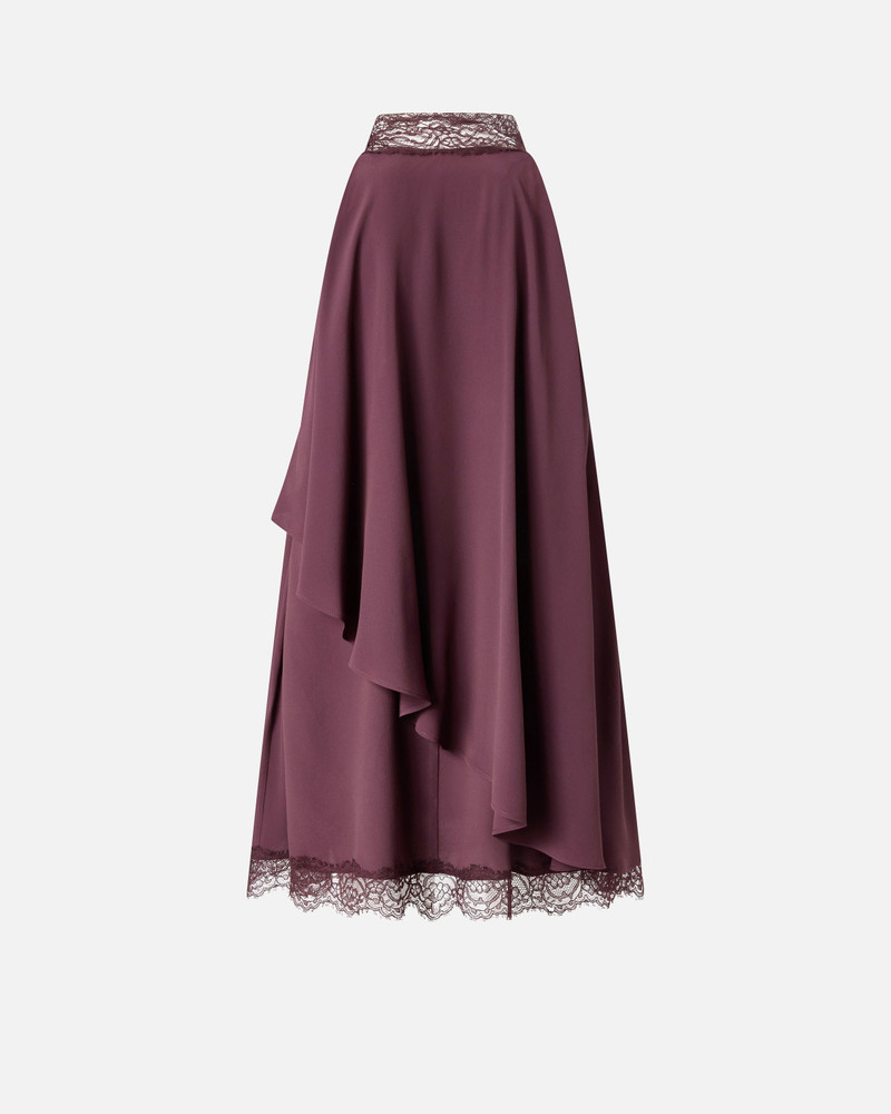 PINKO LONG WRAP SKIRT WITH LACE BOW outlook