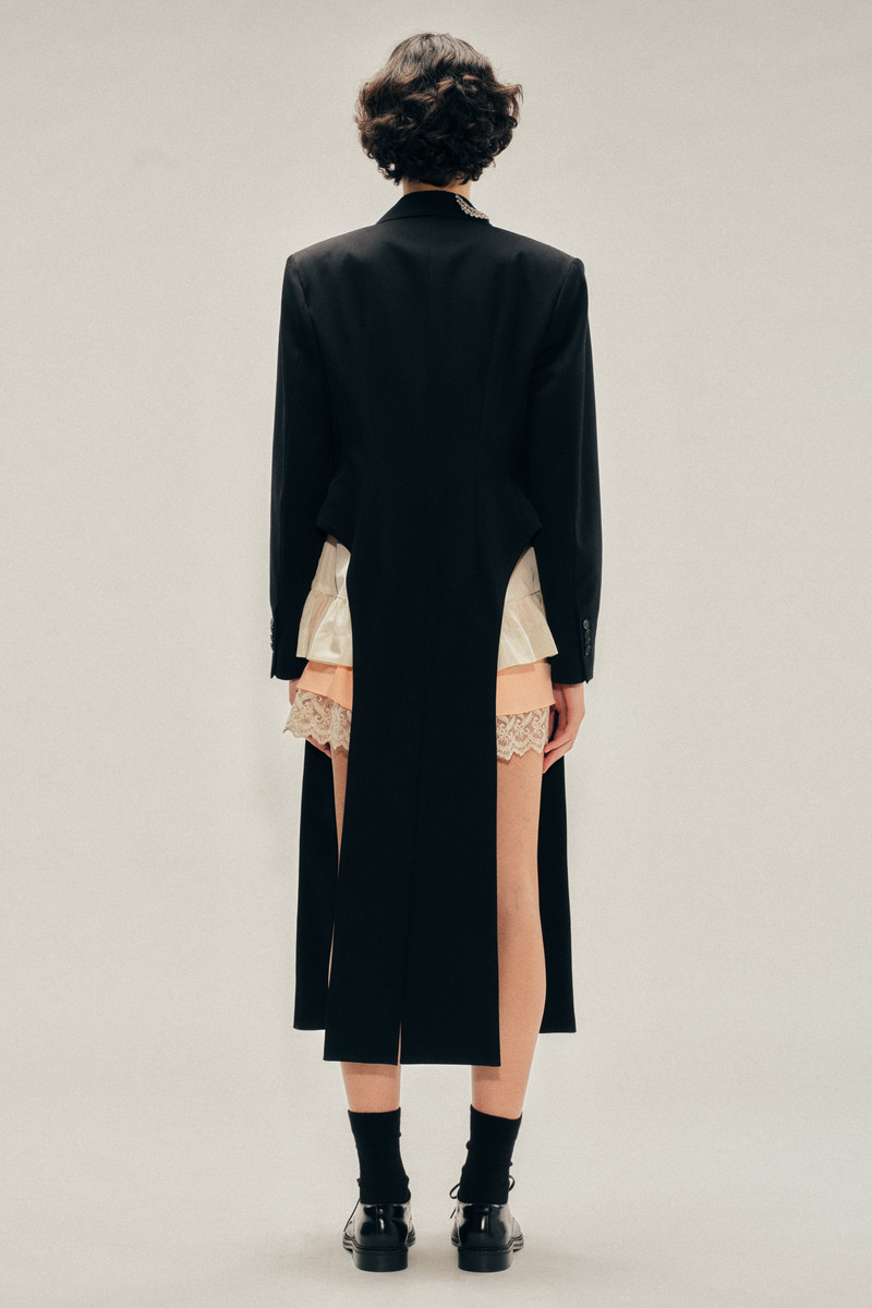 Embellished Extended Hip Cutaway Tailcoat 4
