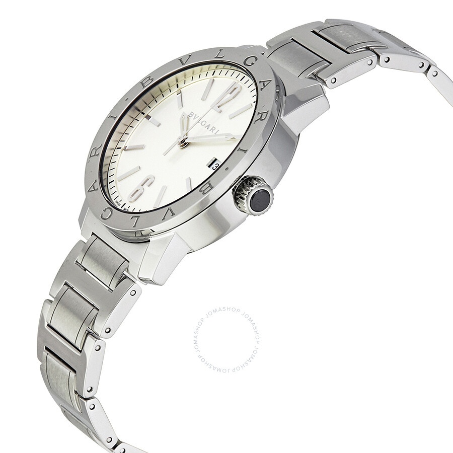 Bvlgari Bvlgari Automatic Silvered Opalin Dial Men's Watch 102110 - 2