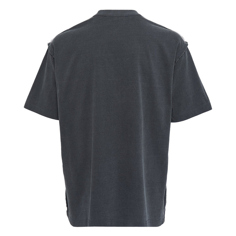 SOLID HOMME Washed T-Shirt With Shoulder Trim outlook