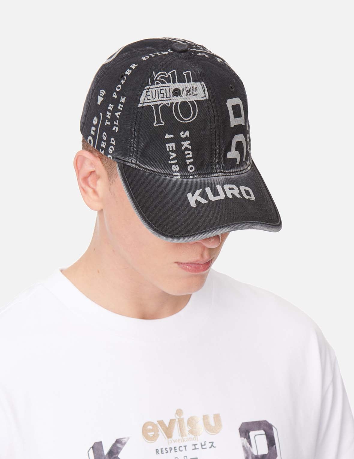 Logo and Slogan Print Dad Cap - 7