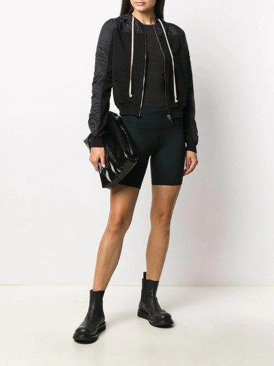 Rick Owens DRKSHDW hooded fitted jacket  outlook