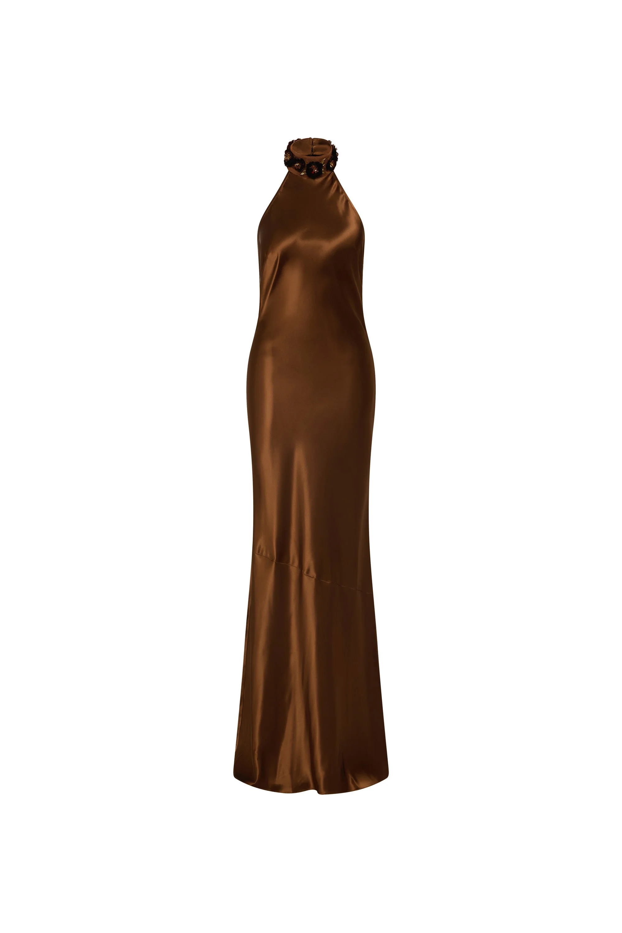 Phoenix Rose Halter Gown - 1