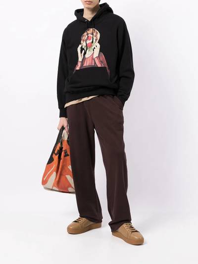 UNDERCOVER graphic-print cotton hoodie outlook