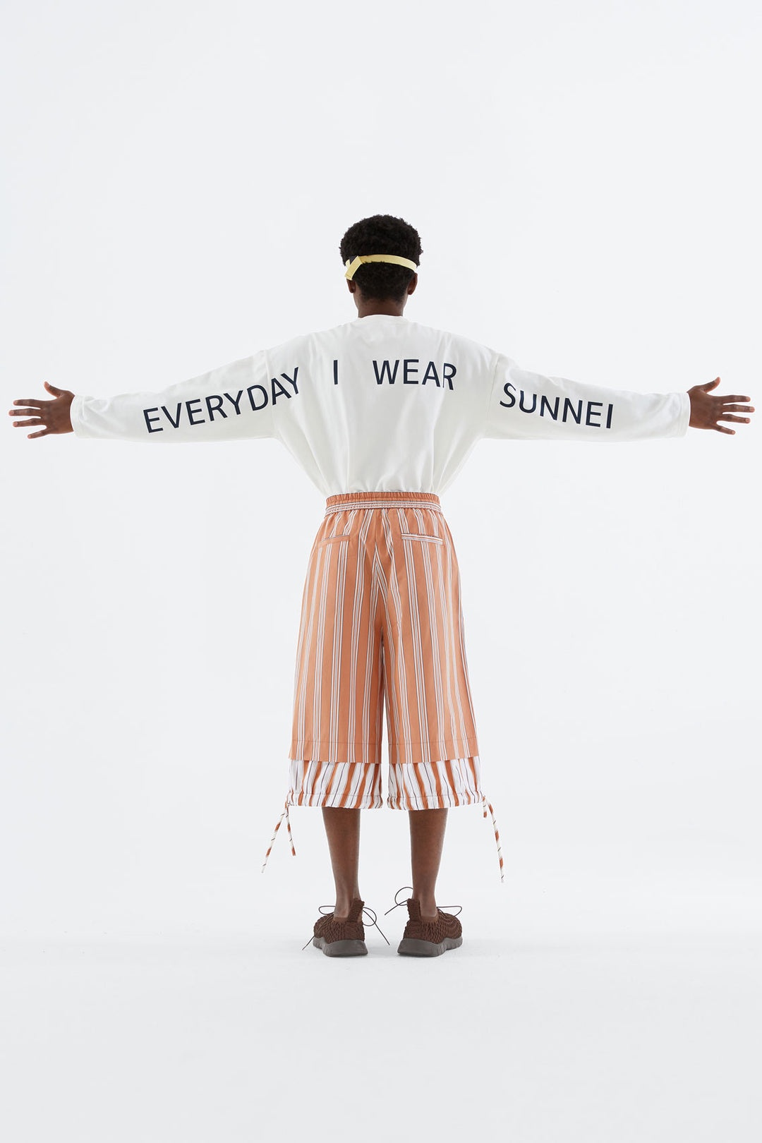 WHITE 'EVERYDAY I WEAR SUNNEI' LONG SLEEVE T-SHIRT - 6