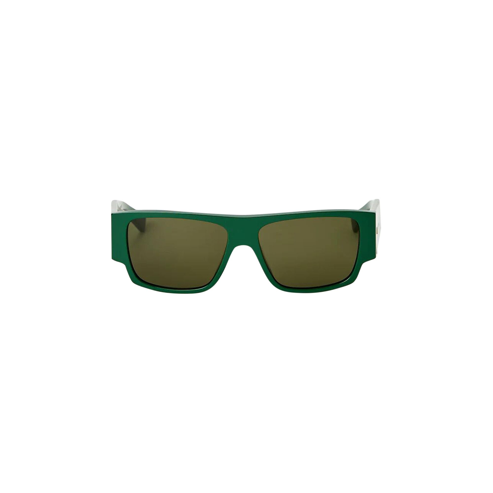 Bottega Veneta Square Sunglasses 'Green/Green' - 1