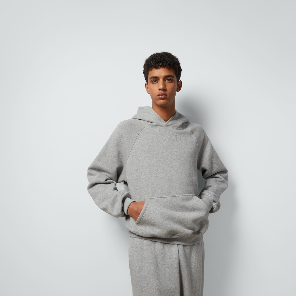 Cotton hooded sweatshirt with print - 5