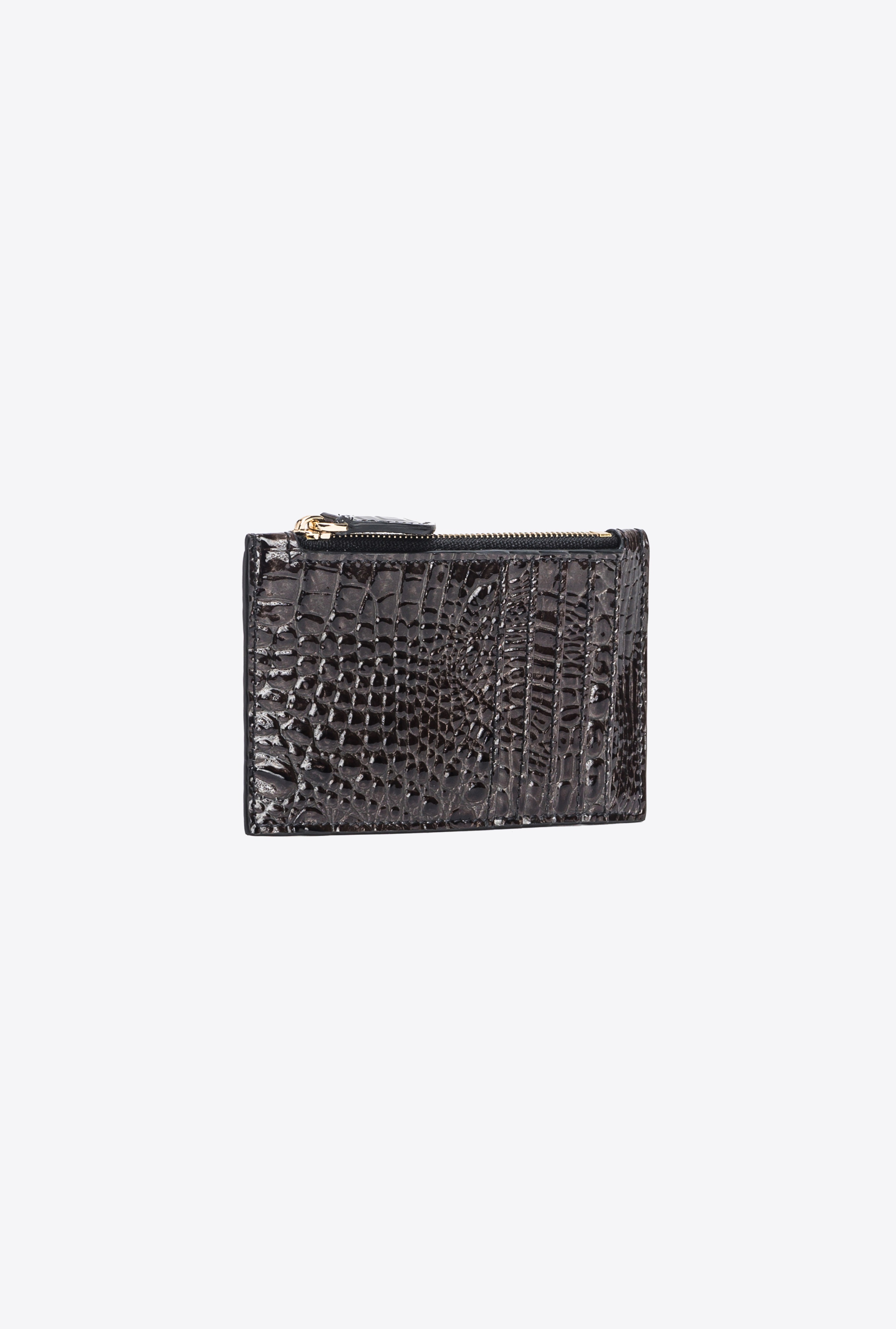 PINKO GALLERIA CROC-PRINT CARD HOLDER - 2