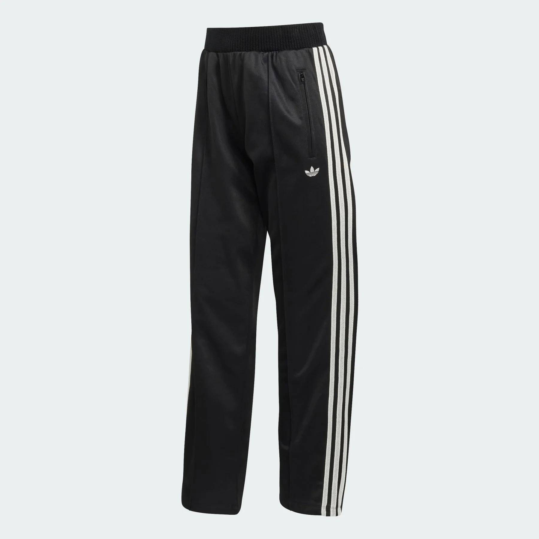 Firebird Track Pants with Knitted Crochet Details - 1