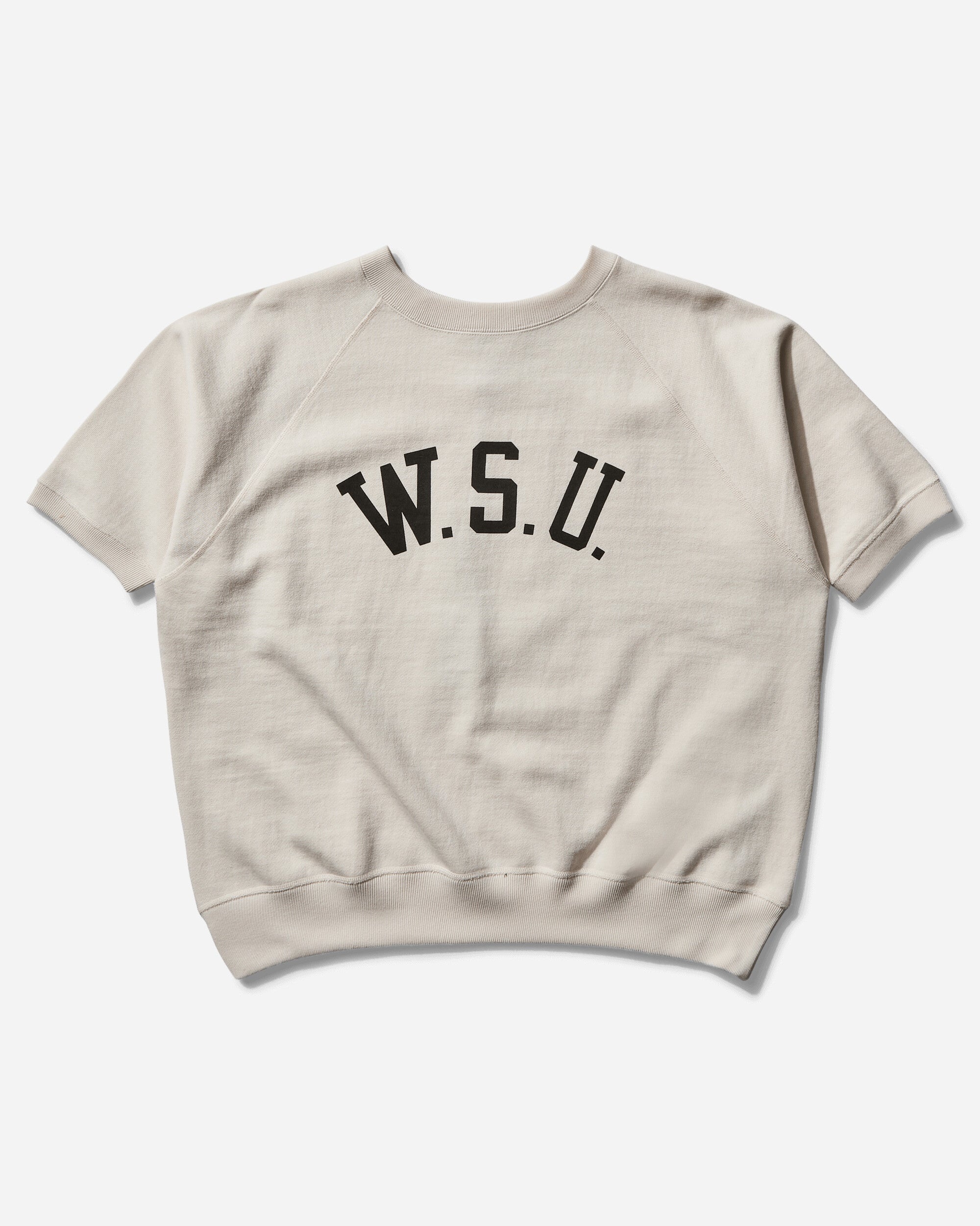 Men's Made in Japan Short Sleeve Crewneck Sweatshirt Off White - 1