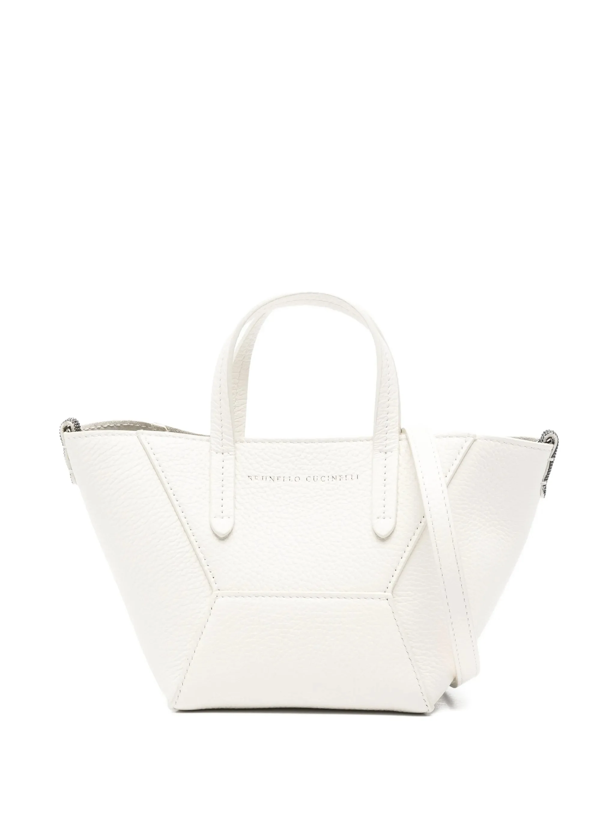 Brunello Cucinelli Logo-print Tote Bag - 1
