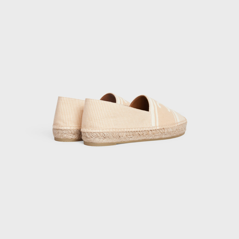 LES ESPADRILLES CELINE in TRIOMPHE JACQUARD CANVAS 2