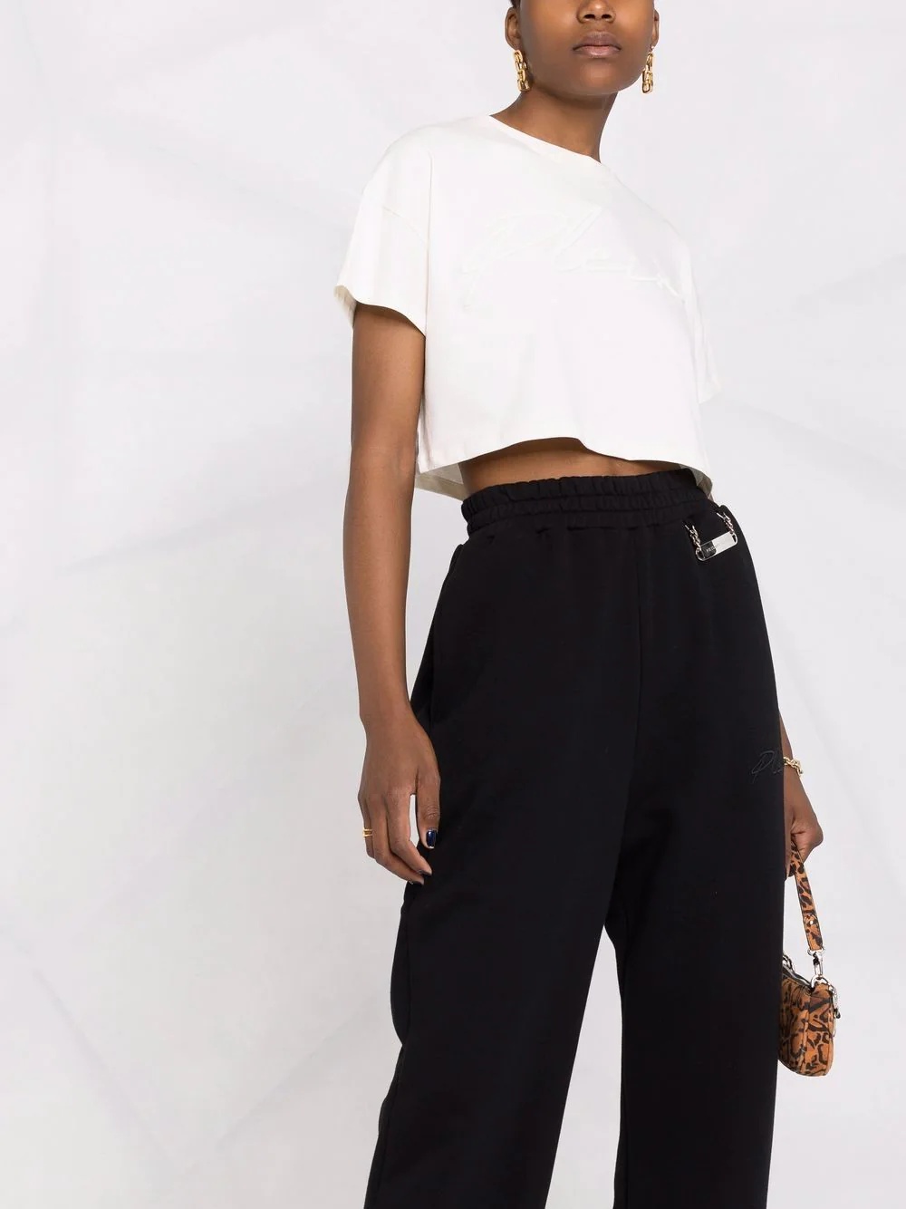 signature logo-embroidered joggers - 3