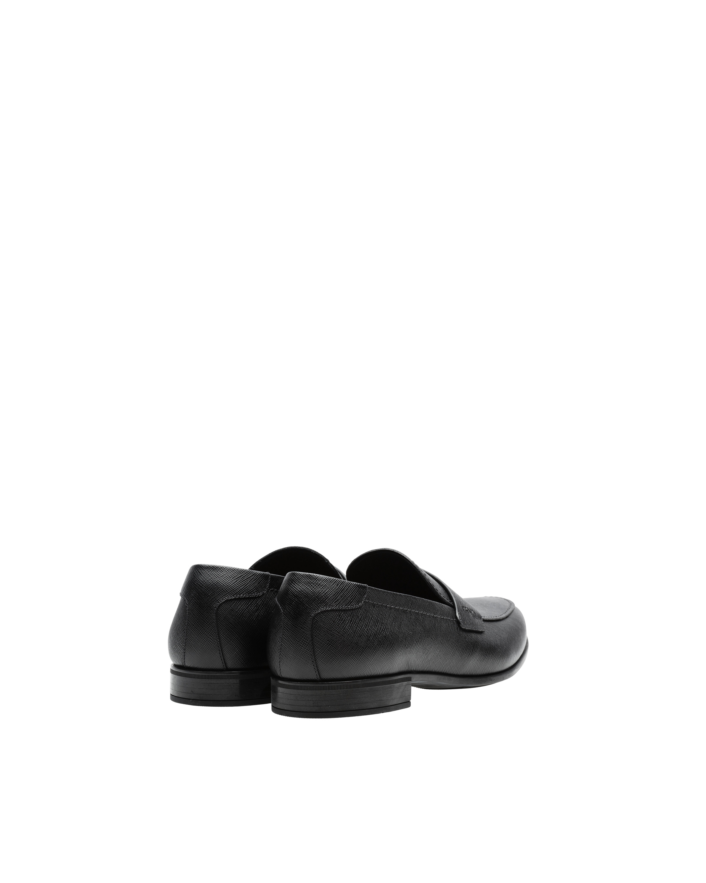 Saffiano leather loafers - 4