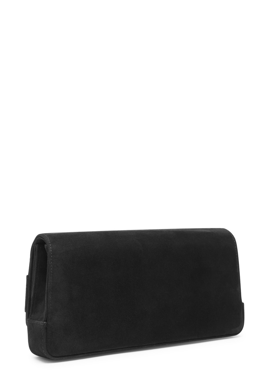 Manolo Blahnik Maygot Suede Clutch - 2
