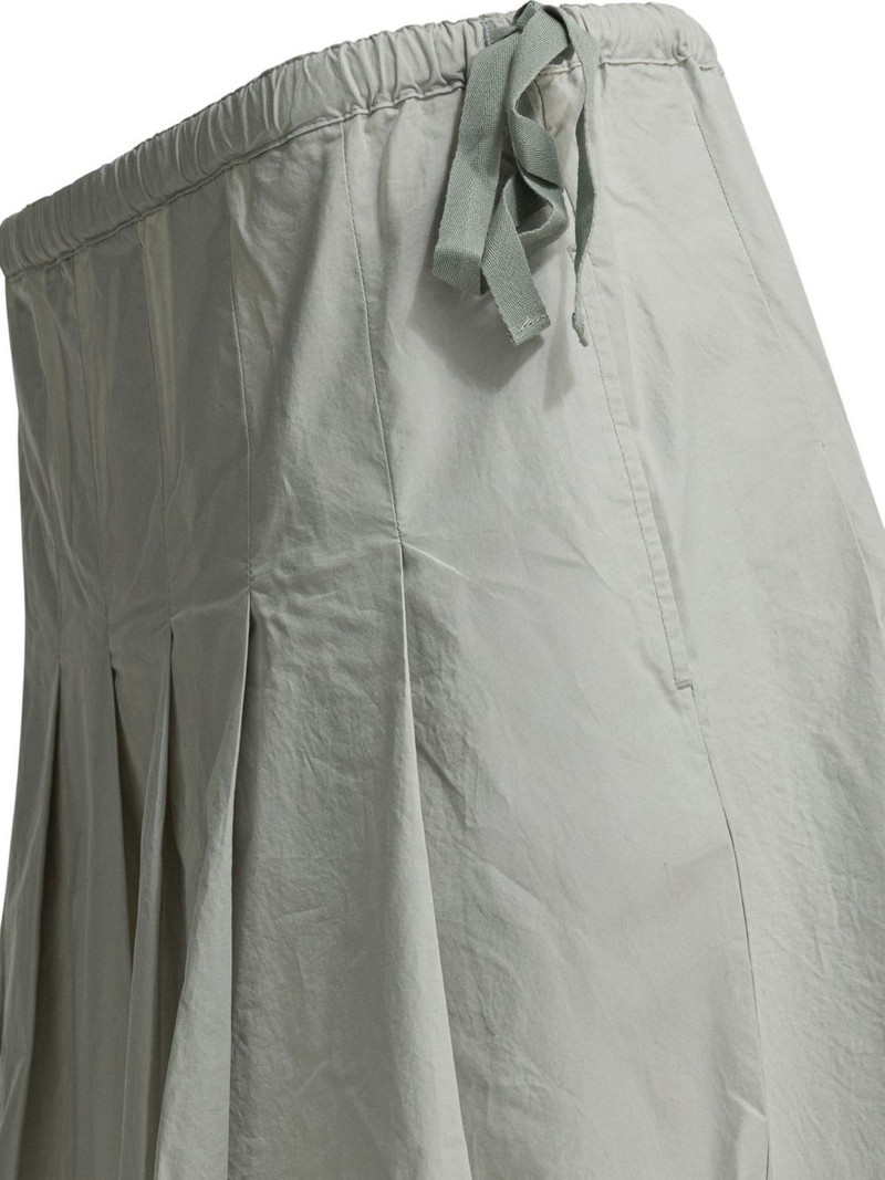 elasticated-waist pleated maxi skirt 4