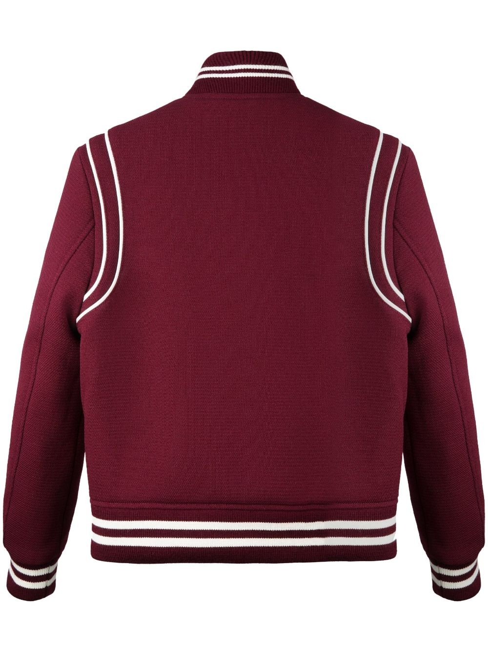 logo embroidered varsity jacket - 3