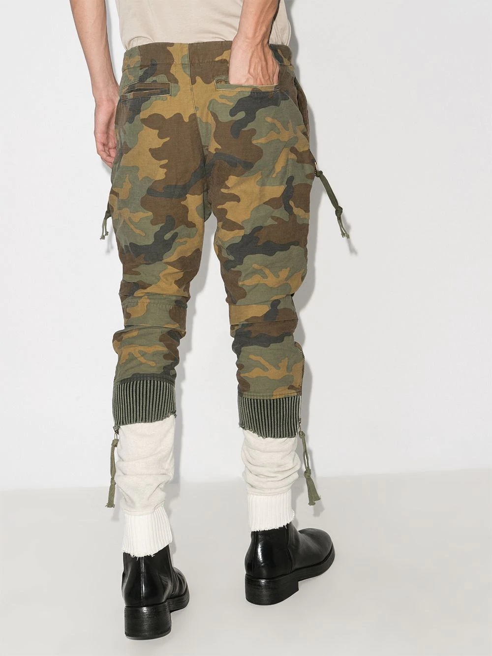 camouflage cargo trousers - 3