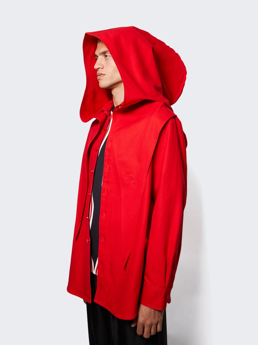 Denim Big Hood Red - 3