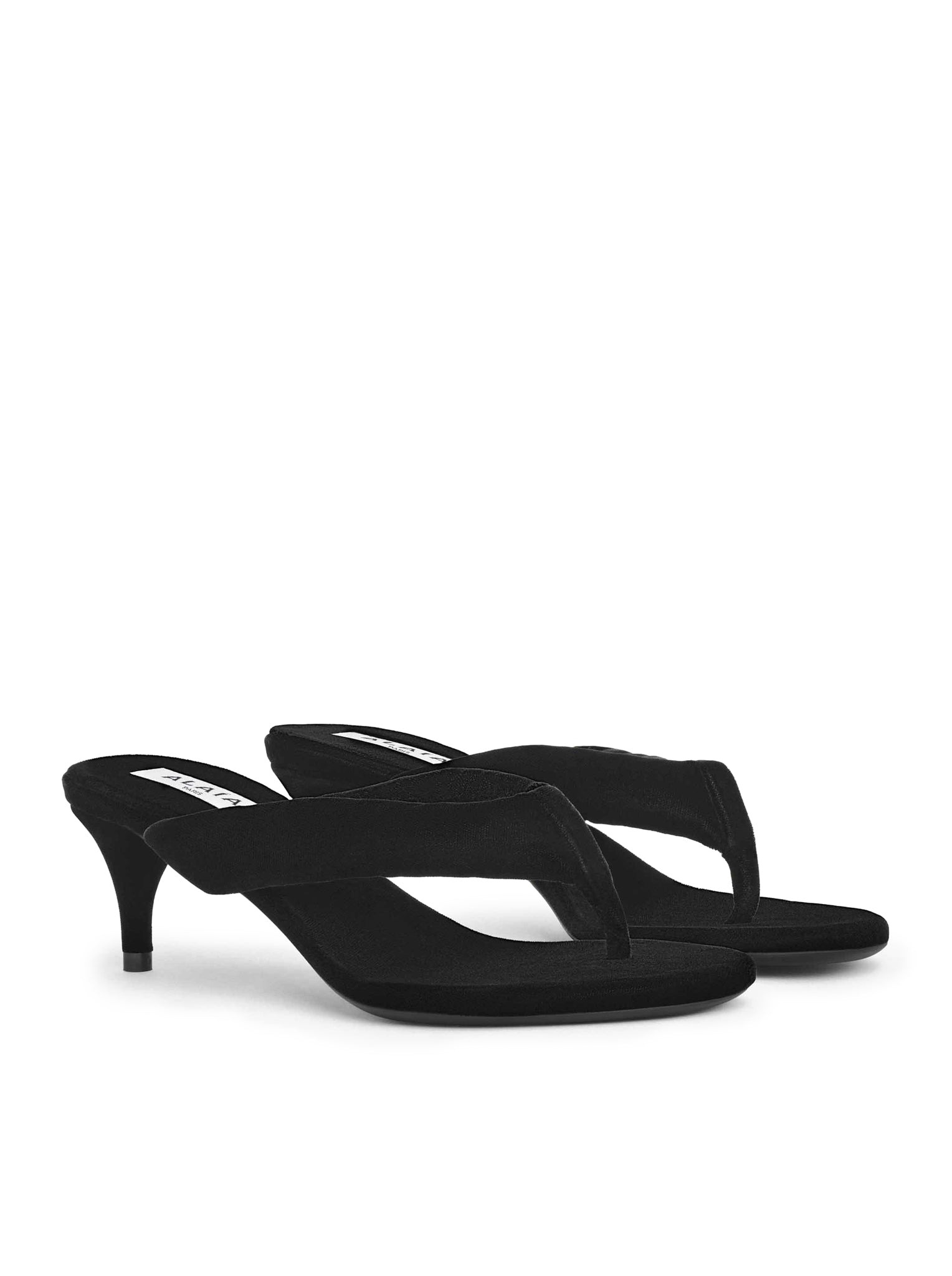 VELVET HEEL FLIP-FLOPS MULE - 2