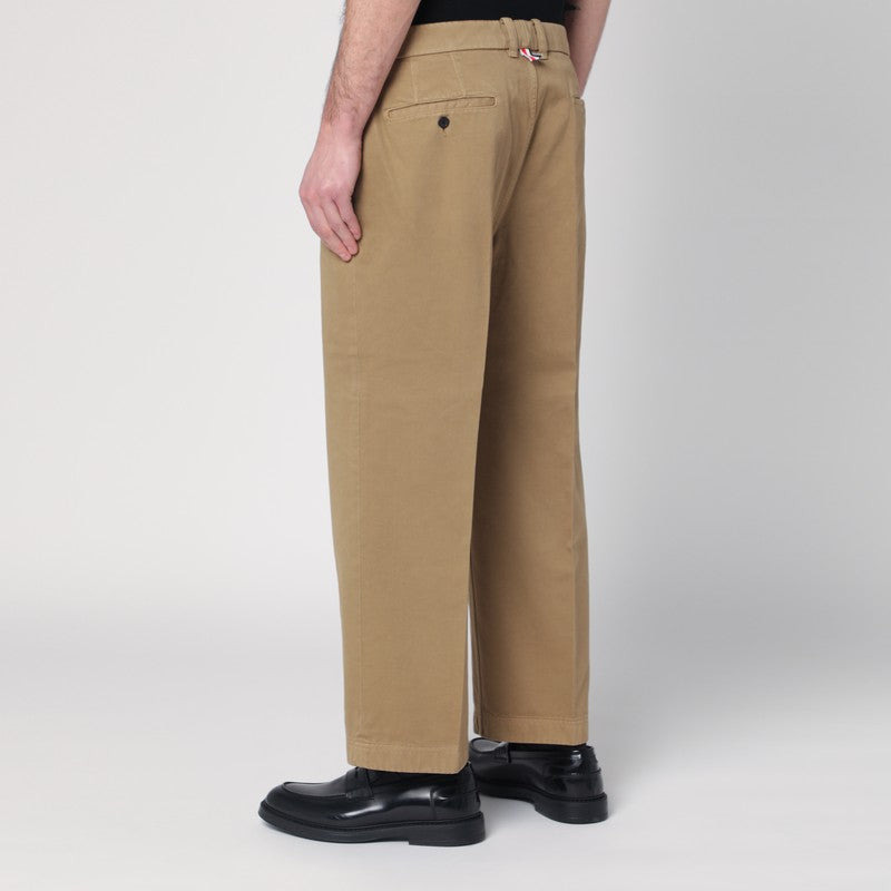 Thom Browne Khaki-Coloured Trousers In Cotton Men - 2