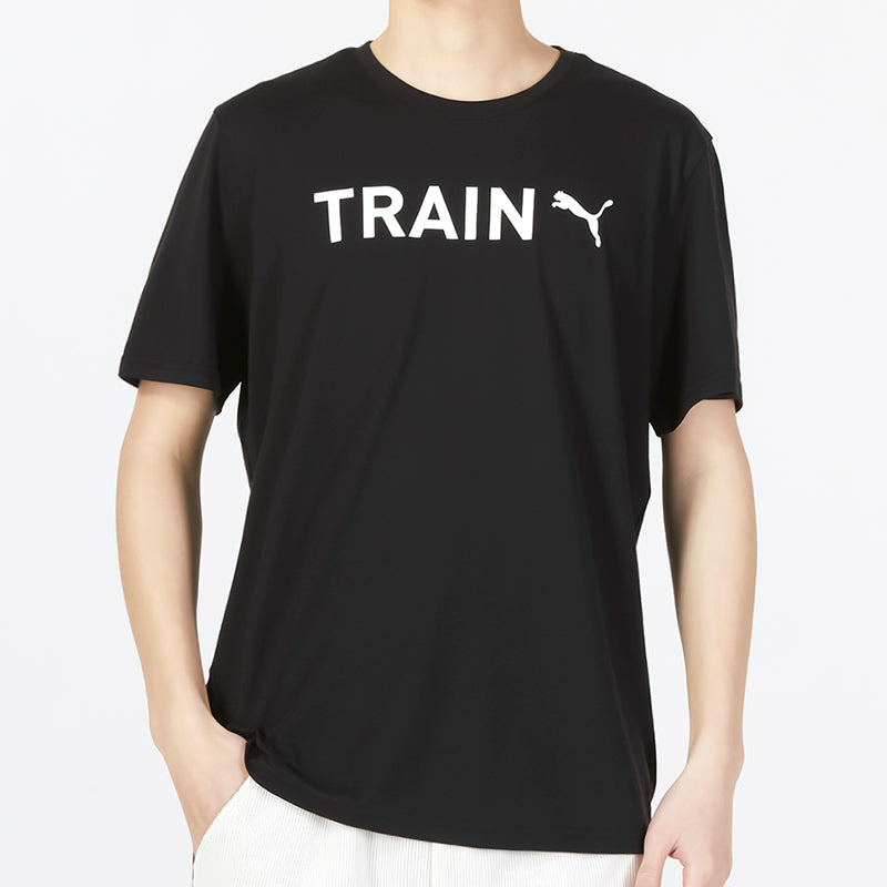 PUMA Graphic Train T-Shirt 'Black' 523722-01 - 3