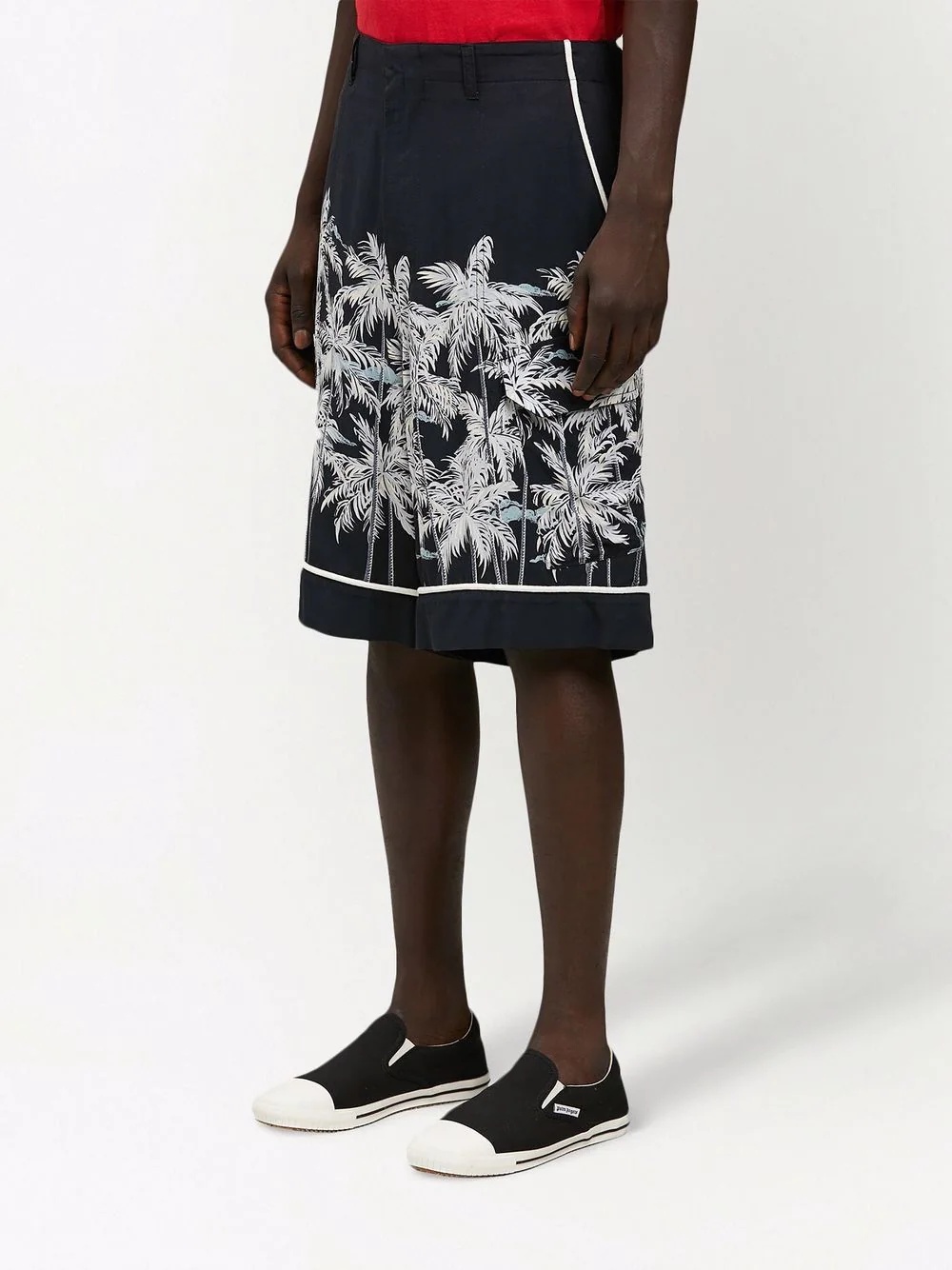 Palms-print bermuda shorts - 5