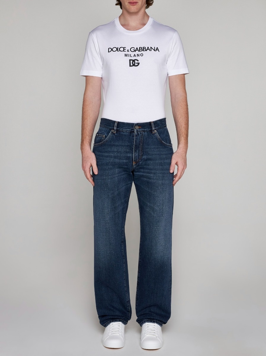 Logo-plaque slim-fit jeans - 2