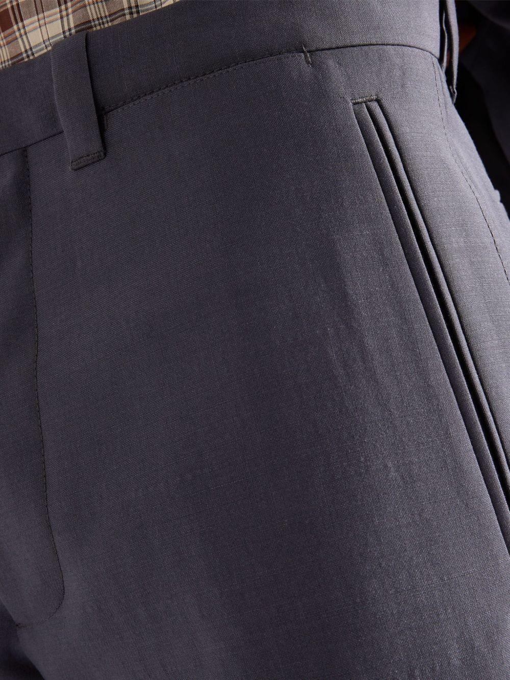 pleated wool trousers - 5